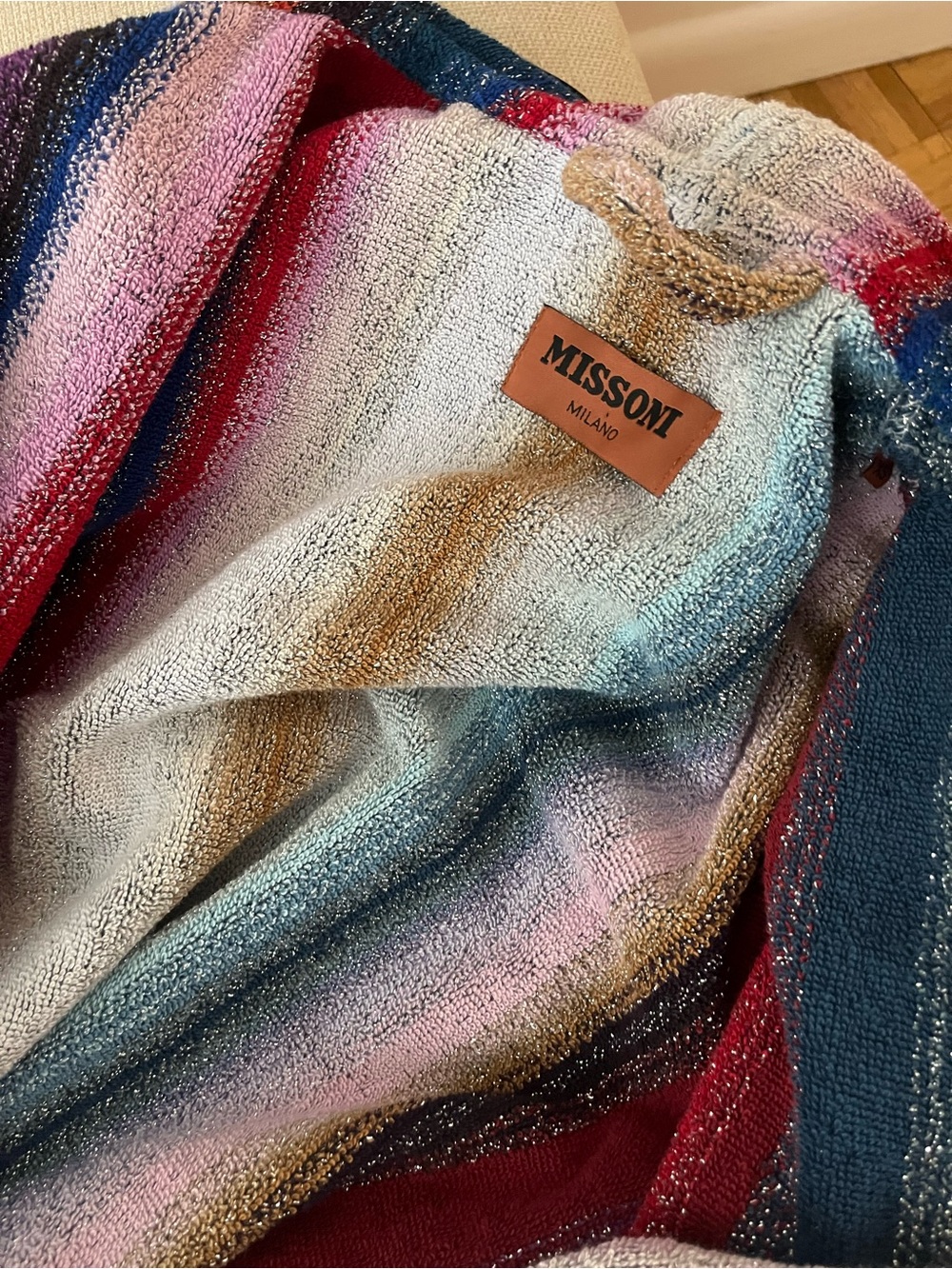 Missoni Multicolor Striped Bathrobe - Picture 4 of 5